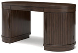 Korestone Warm Brown Home Office Desk With Chair