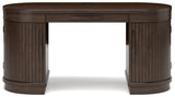 Korestone Warm Brown Home Office Desk With Chair