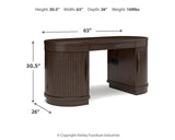 Korestone Warm Brown Home Office Desk With Chair
