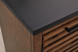 Kallari Warm Brown/Black Credenza