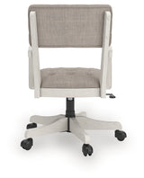 Robbinsdale Antique White Home Office Desk Chair