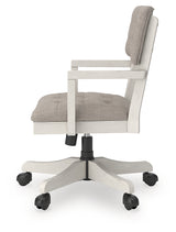 Robbinsdale Antique White Home Office Desk Chair