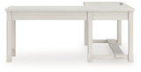 Robbinsdale Antique White L-Shaped Home Office Desk