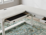 Robbinsdale Antique White L-Shaped Home Office Desk