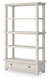 Robbinsdale Antique White 75" Bookcase