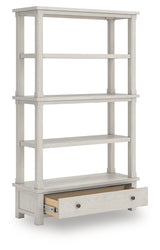Robbinsdale Antique White 75" Bookcase