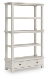 Robbinsdale Antique White 75" Bookcase