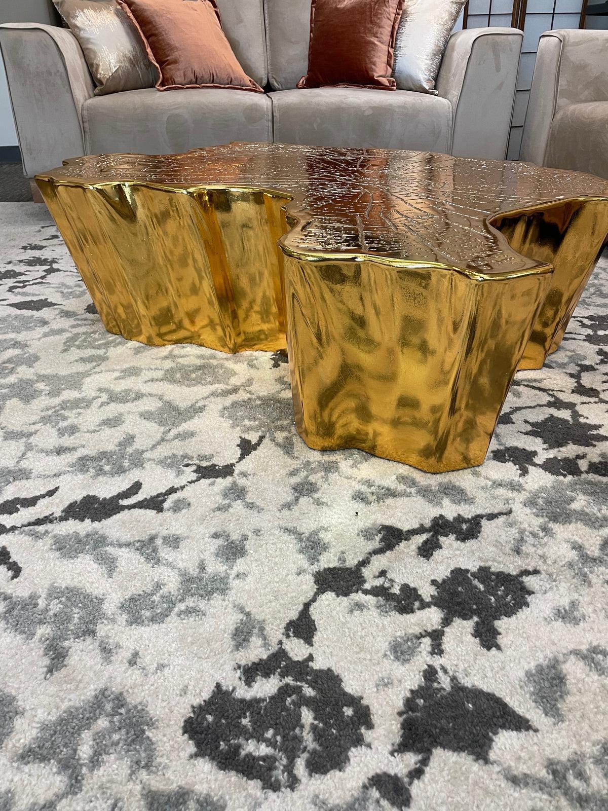 Amelia Gold Coffee Table - Ella Furniture