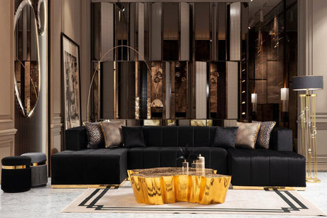 Amelia Gold Coffee Table - Ella Furniture