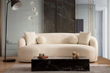 Emily Ivory Boucle Sofa 91" & Loveseat 81"
