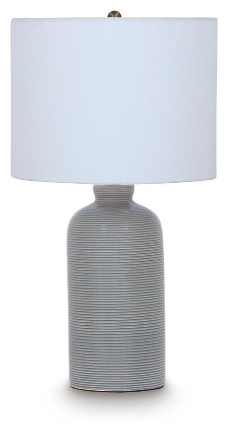 Wimlow Gray Blue Table Lamp view 2