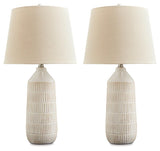 Willport Off White Table Lamp (Set Of 2) - Ella Furniture