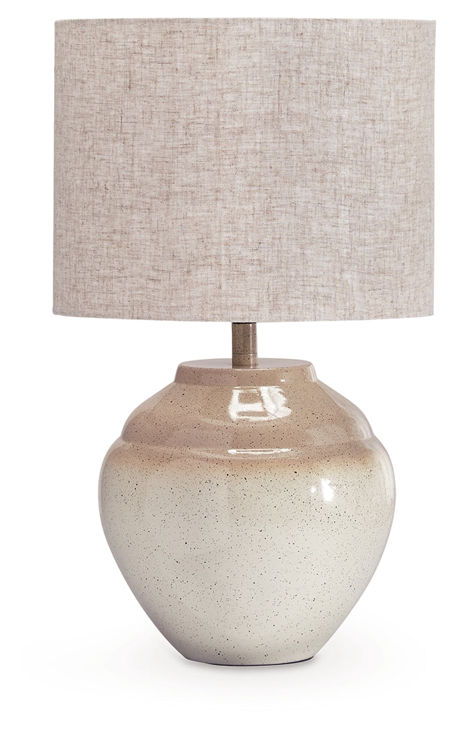 Waldish Cream/Beige Table Lamp