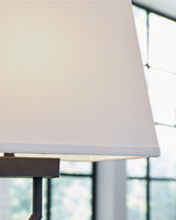 Brookthrone Black Metal Table Lamp Set of 2 with USB-C Charging Port