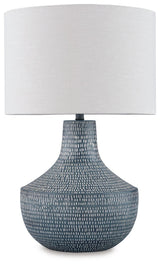 Schylarmont Antique Gray/White 2-Piece Table Lamp Set