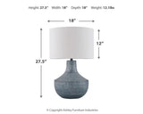 Schylarmont Antique Gray/White 2-Piece Table Lamp Set