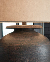 Carlenbury Antique Brown Table Lamp