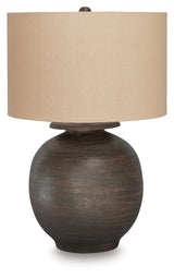 Carlenbury Antique Brown Table Lamp