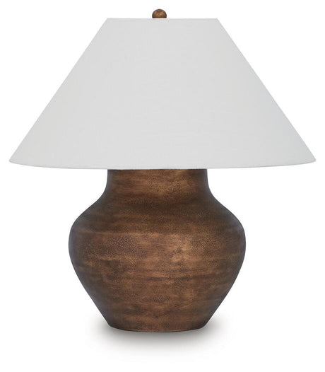 Whitham Antique Copper Finish Table Lamp view 2