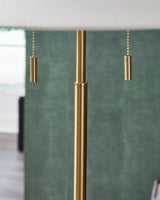 Haigwood Gold Finish Floor Lamp
