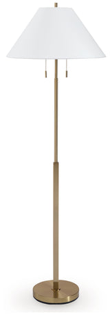 Haigwood Gold Finish Floor Lamp
