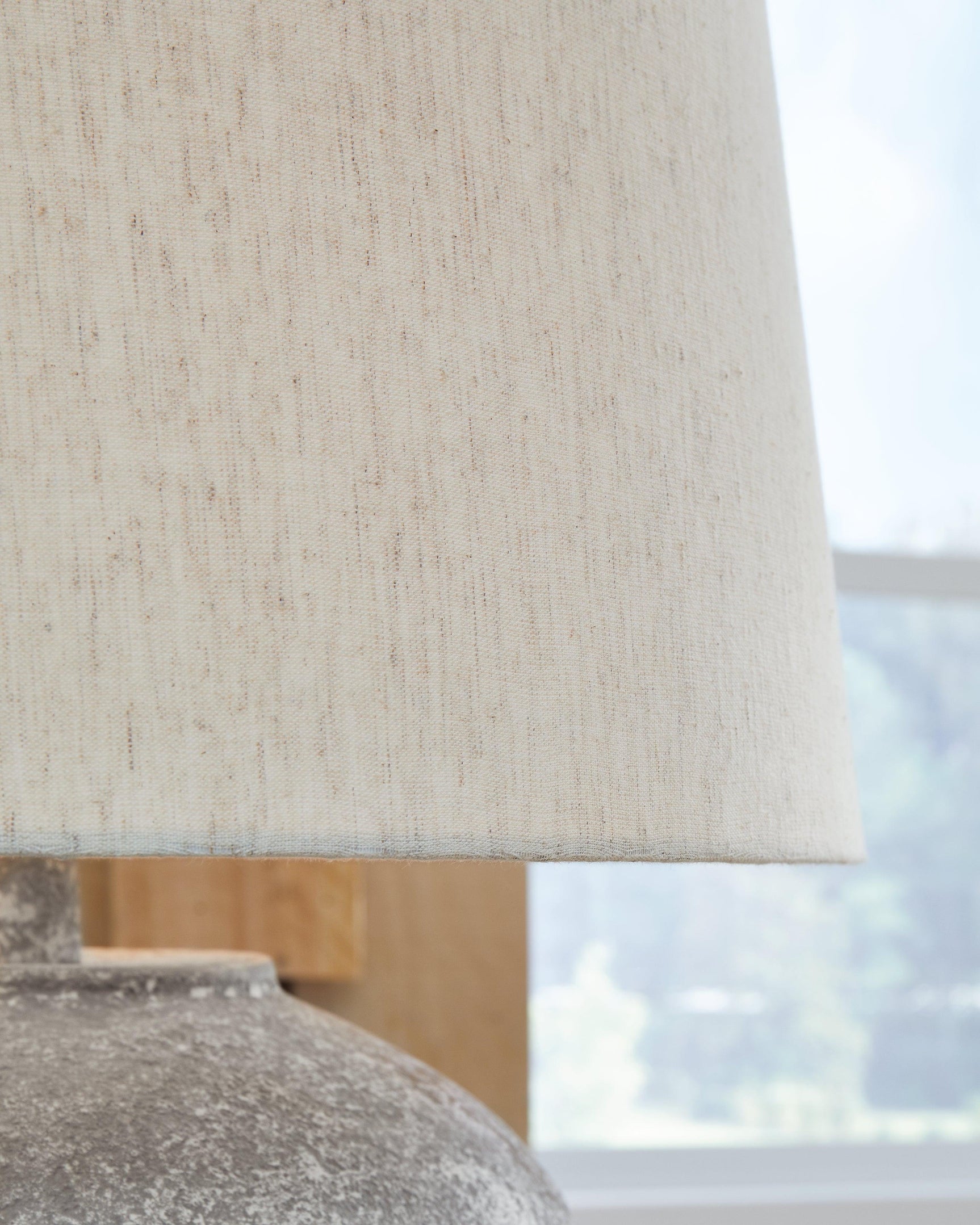 Dreward Distressed Gray Table Lamp - Ella Furniture