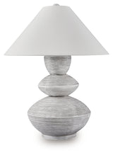 Brickdon Distressed White Table Lamp