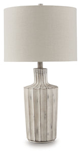 Imre Distressed Brown Table Lamp