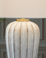 Lanwell Antique Gray Table Lamp