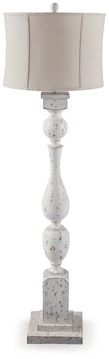Madsbrook Antique White Floor Lamp