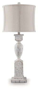 Madsbrook Antique White Table Lamp