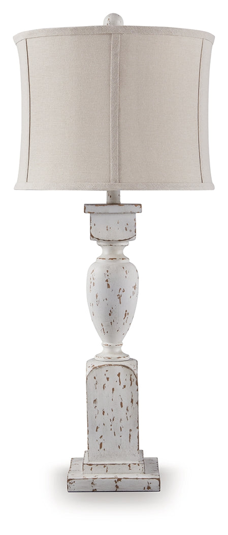 Madsbrook Antique White Table Lamp