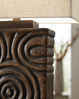 Heathbury Antique Brown Table Lamp