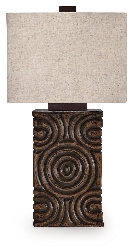 Heathbury Antique Brown Table Lamp