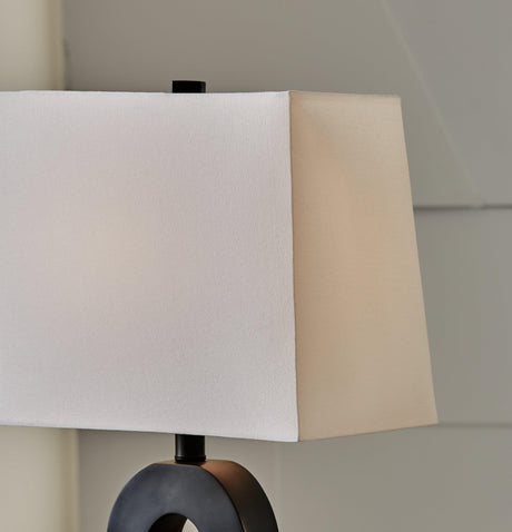 Markellton Black Table Lamp (Set Of 2) - Ella Furniture