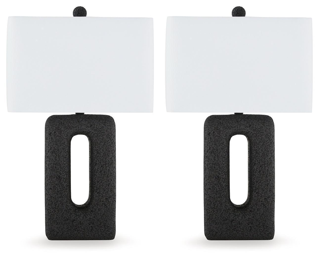 Wimmings Black Table Lamp Set of 2 by Ashley