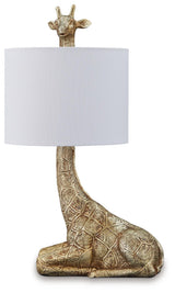 Ferrison Gold Finish 2-Piece Table Lamp Set