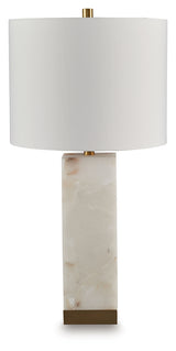 Linderfield White/Gold Finish Table Lamp