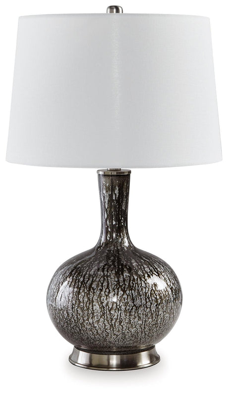 Tenslow Antique Black Table Lamp - Ella Furniture