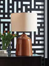 Aaleahya Rust Table Lamp