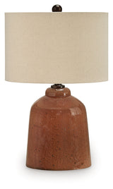 Aaleahya Rust Table Lamp