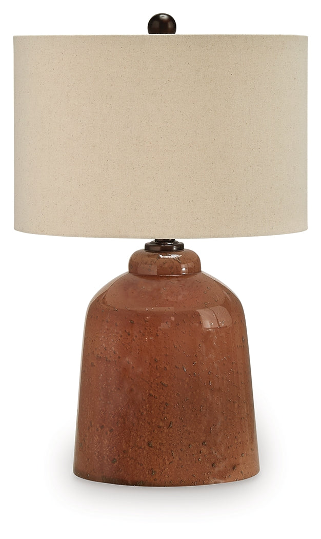 Aaleahya Rust Table Lamp