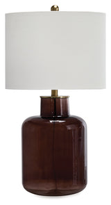 Mette Brown/Gold Finish Table Lamp