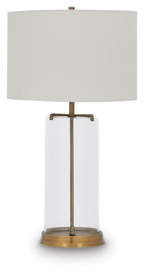 Gizeh Clear/Gold Finish Table Lamp view 2