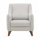 Fabia Light Gray Armchair - Ella Furniture