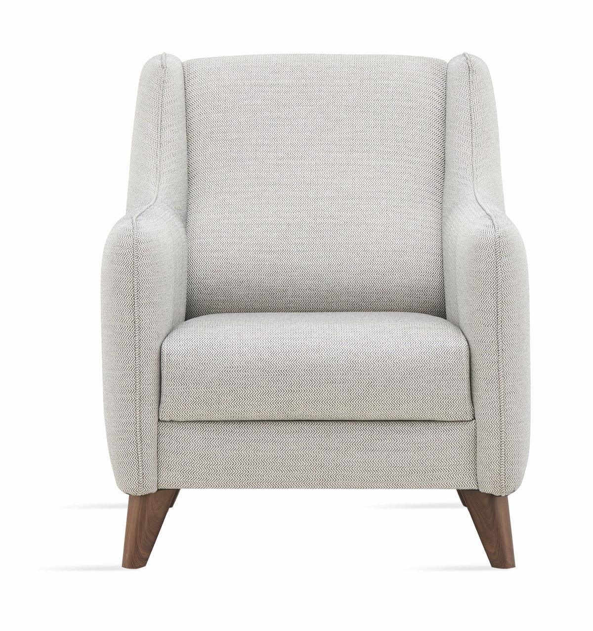 Fabia Light Gray Armchair - Ella Furniture