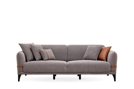 Linz Gray 3-Seater Sofa Bed - Ella Furniture