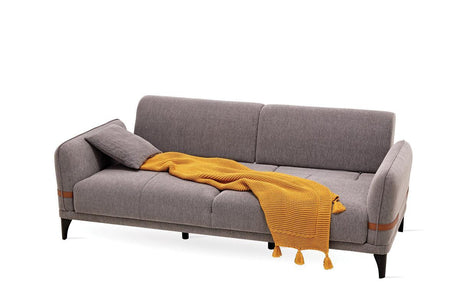 Linz Gray 3-Seater Sofa Bed - Ella Furniture