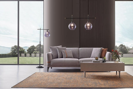 Linz Gray 3-Seater Sofa Bed - Ella Furniture
