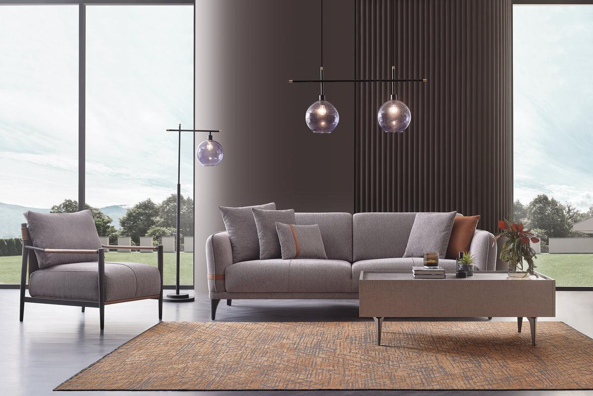 Linz Gray 3-Seater Sofa Bed - Ella Furniture